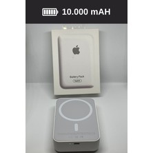 L'edoren Iphone 10000 Mah Magsafe Battery Pack Powerbank Kablosuz Şarj Ios 7/8/x/11/12/13/14/15 Uyumlu