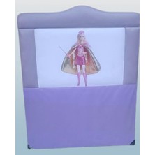 Bengi Ticaret Başlık 90320 DK Tek Kişilik 90'lık Barbie Model Suni Deri Açık Mor Kumaş El Yapım