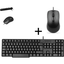 Everest KB-517U Kablolu Q Klavye + SM163 Mouse Set