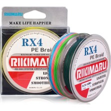 Rikimaru 0.30 mm Rx4-4 Katlı 150 Metre,21.9 kg Çeker ,yeşil Renkli Ip,örgü,ipek Misina