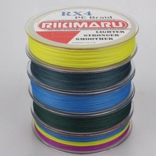 Rikimaru 0.26 mm Rx4-4 Katlı 150 Metre,18.9 kg Çeker ,yeşil Renkli Ip,örgü,ipek Misina