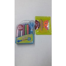 Bubu Püskürtmeli Kalem Mavi