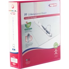 Bigpoint 2d Mekanizmalı Klasör 7 cm Açık Kırmızı x 6 Adet