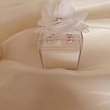 Loftina Gizli Mesajlı Mum Nikah Kına Düğün Bebek Süsü 10 Adet