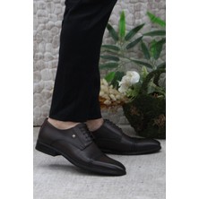 Mehmet Mete 420201 Kahve Iç Ve Dış Deri Kauçuk Taban Erkek Ayakkabı