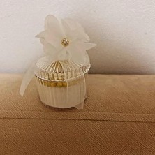 Loftina Yuvarlak Dekoratif Mum Çiçek Nikah Kına Düğün Bebek Süsü 10 Adet