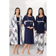 Effortt Lohusa 4'lü Set Lacivert - 8086