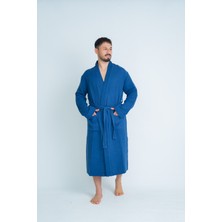 Meet Maya Natural Kimono Model Unisex 4 Katlı Müslin Bornoz/sabahlık