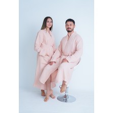 Meet Maya Natural Kimono Model Unisex 4katlı Müslin Bornoz/sabahlık