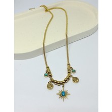 Stainless Steel Alpin Jewelry Çelik Kolye