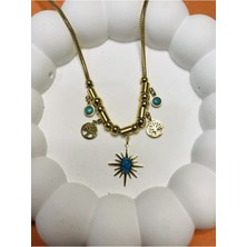 Stainless Steel Alpin Jewelry Çelik Kolye