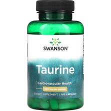 Swanson Taurine 500 mg 100 Kapsül USA