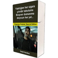 İşte Bu Sagopa Kajmer Baskılı Tabaka Kişiye Özel Isimli Sigara Kutusu/tabakası Standart Boy