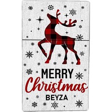 İşte Bu Yılbaşı Merry Christmas Baskılı Tabaka Kişiye Özel Isimli Sigara Kutusu/tabakası Standart Boy