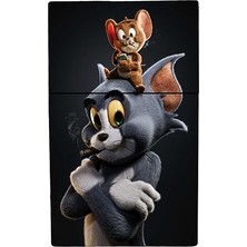 İşte Bu Tom ve Jerry Baskılı Tabaka Kişiye Özel Isimli Sigara Kutusu/tabakası Standart Boy