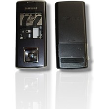 OEM Samsung J600 Kasa Samsung Galaxy J600 Uyumlu Siyah Renk Orta Kasa Ön Arka Kapak Tuş Takımı