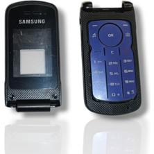 OEM Samsung M2310 Kasa Samsung Galaxy M2310 Uyumlu Siyah Renk Orta Kasa Ön Arka Kapak Tuş Takımı