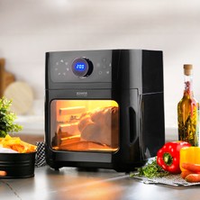 Schafer Thermochef Oven Airfryer Sıcak Hava Fritözü ve Fırın-Siyah