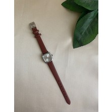 Quartz Retro Minimal Deri Kordon Kadın Kol Saati