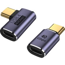 Faith USB C - Tip-C Adaptör Hızlı Şarj Erkek - Tip C Dişi Adaptör (Yurt Dışından)