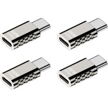 Faith 4pcs Type-C Çok Işlevli Type-C Dişi - Type-C Erkek Adaptör 20 Gbps (Yurt Dışından)