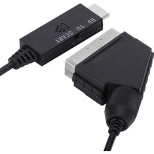Faith HDMI - Scart Bağlantı Kablosuna Uyumlu 1m Ses/video Dönüştürücü (Yurt Dışından)