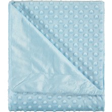 Mniworld Bebek Fluffy Battaniye 79x96 Cm Mavi