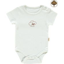 Civil Baby Bebek Organik Çıtçıtlı Badi 0-18 Ay Ekru