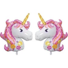 Kidspartim Unicorn Folyo Balon 2 Li 32 Inç