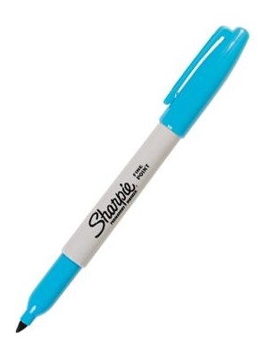Sharpie Markör Permanent Fine Yuvarlak Uçlu T.mavi 1741399 12'li Kutu Sharpie