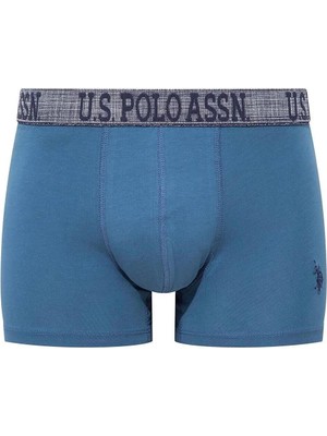 U.S. Polo Assn. 3'lü Erkek Boxer Pamuklu Ve Likralı