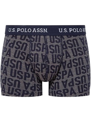 U.S. Polo Assn. 3'lü Erkek Boxer Pamuklu Ve Likralı