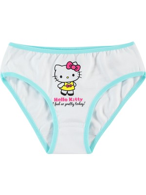 Hello Kitty Kız Çocuk 2'li Külot Set 2-10 Yaş Beyaz