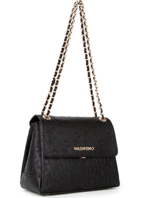 Valentino Siyah Kadın 15X21,5X10 cm Çapraz Çanta VBS6V004