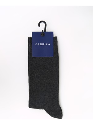 Fabrika Antrasit Erkek Soket Çorap SKT-ROT-1
