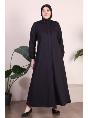 FERACE Buyuk Beden Uzun Kislik Tam Boy Kadin Pardesu