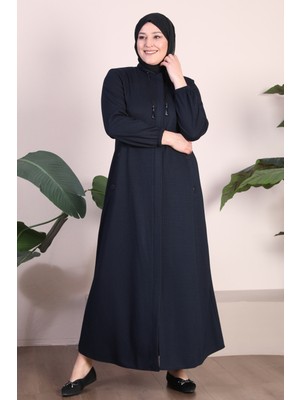 FERACE Buyuk Beden Uzun Kislik Tam Boy Kadin Pardesu