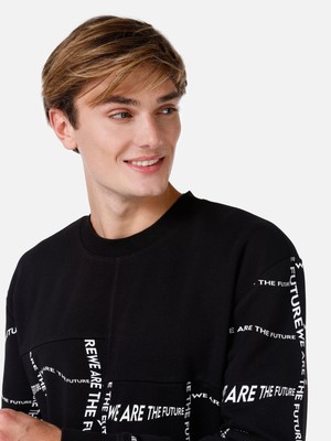 Colin's Siyah Erkek Sweatshirt