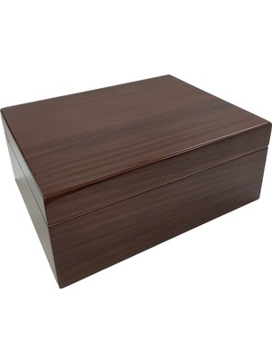 Falconetti Kahverengi Sedir Ağacı Humidor Puro Kutusu RD16