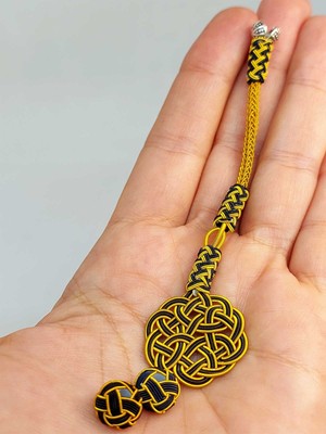 Yaşam Tohumu Bakır El Işi Kazaz Püskül & 2 Habbeli Takım (45538)