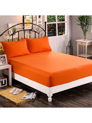 Zeren Home Pamuklu Tek Kişilik Lastikli Çarşaf + 1 Ad Yastık Kılıfı