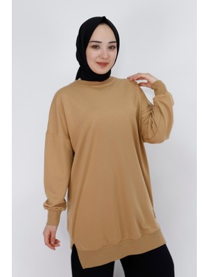 Puane 30644 Iki Ip Basic Tunik Sweatshirt