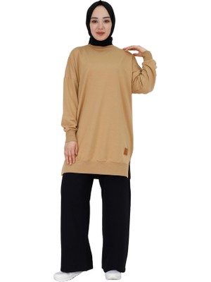 Puane 30644 Iki Ip Basic Tunik Sweatshirt