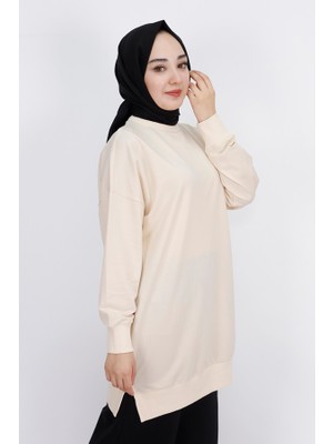 Puane 30644 Iki Ip Basic Tunik Sweatshirt