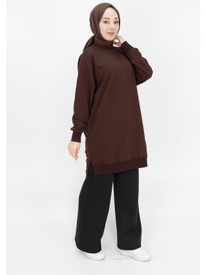 Puane 30644 Iki Ip Basic Tunik Sweatshirt