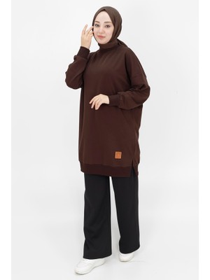 Puane 30644 Iki Ip Basic Tunik Sweatshirt