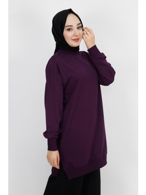 Puane 30644 Iki Ip Basic Tunik Sweatshirt