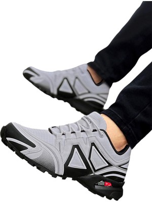 Liger Trekking Outdoor Erkek Ayakkabı Buz - Siyah