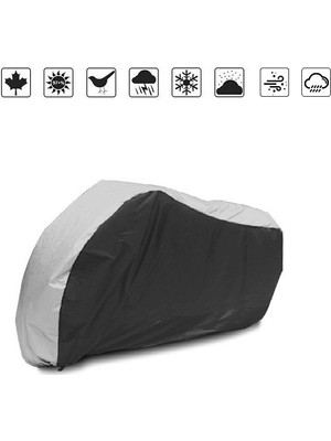 Autolion Vespa Sprint 50 (Gri-Siyah) Motosiklet Brandası Arka Çanta Uyumlu Değildir