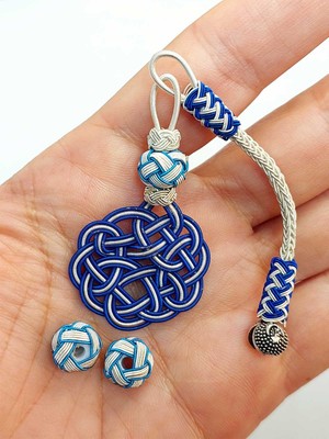 Yaşam Tohumu Bakır El Işi Kazaz Püskül & 2 Habbeli Takım (45570)